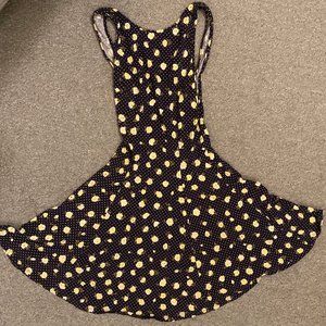 YELLOW ROSE REVERSIBLE COTTON DRESS